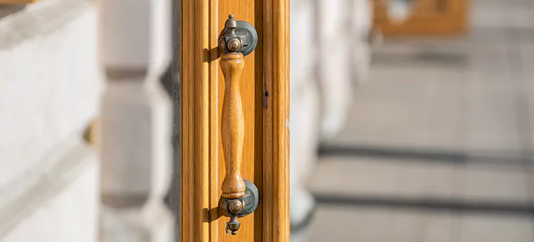 Wooden Pull Bar Installation in Union City, CA
